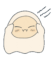 Frominsideart kawaii adorable focused chiwi Sticker
