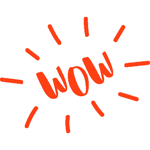 Merch Wow Sticker by InkHead Prints