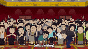 sick crowd GIF by South Park 