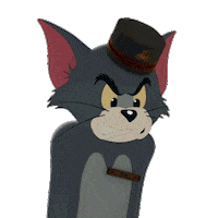 Angry Tom And Jerry Sticker by Warner Bros. UK & Ireland
