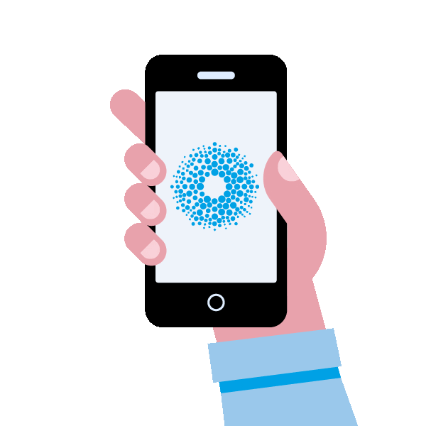 FightingBlindnessCanada giphyupload power social media phone Sticker