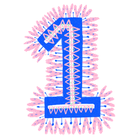 Number One Birthday Sticker by triangirlsocial