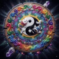 I Am You And You Are Me Yin Yang GIF by The LSD Hotel