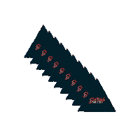 Error Triangles Sticker by Scottsdale Nights