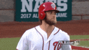 stare bryce GIF by MLB