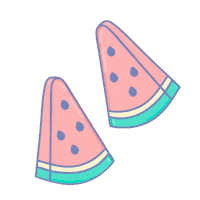 shesarebelart food aesthetic harry styles watermelon Sticker