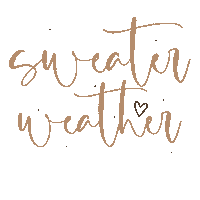 Sweater Weather Love Sticker
