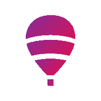Poatek pink balloon rosa adventures Sticker