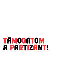 Tamogatas Sticker by Partizán