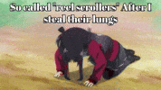 Scrolling Magical Girl GIF