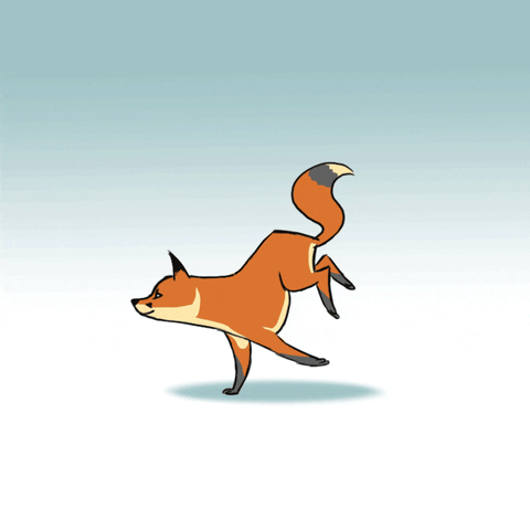 MichaelVerhuelsdonk giphyupload fox 2d animation fox running GIF
