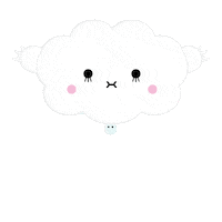 rain storm Sticker by Noodoll