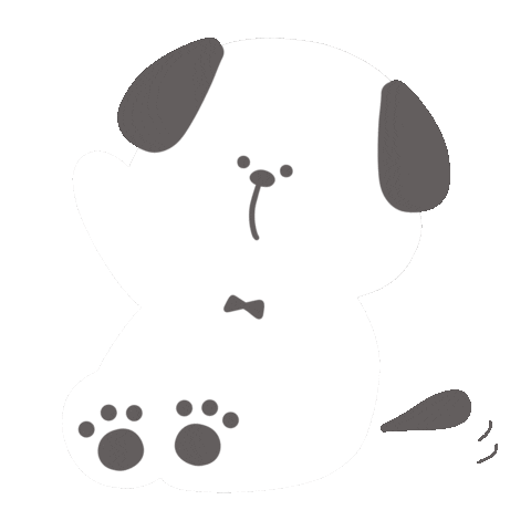 Happy Dog Sticker