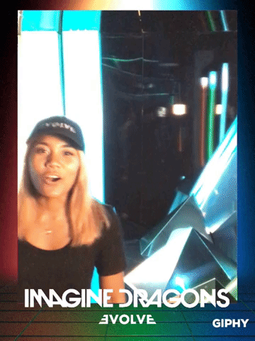 evolve GIF by IMAGINE DRAGONS ARCADE