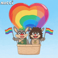 Rainbow Love GIF