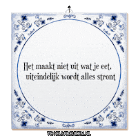 Humor Wijsheid Sticker by Tegelspreuken.nl