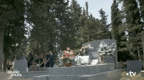 Sad Funeral GIF by Un si grand soleil