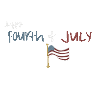 isabellamerino flag america american independence day Sticker