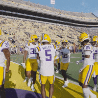College Football Dancing GIF by LSU Tigers