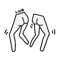 party dancing Sticker by bungalow kreativbüro