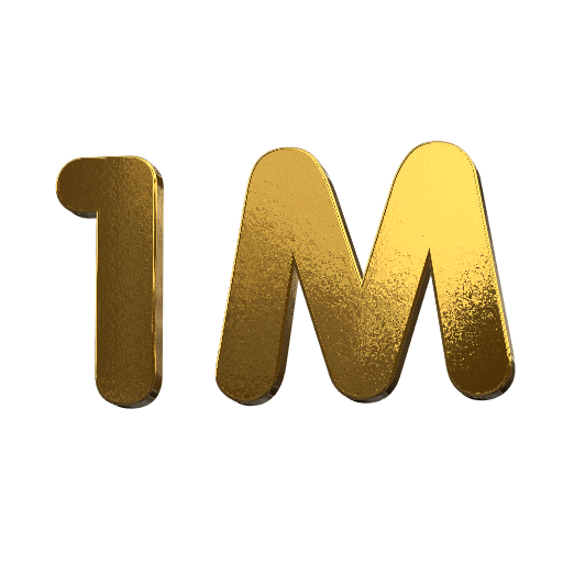 1M Sticker