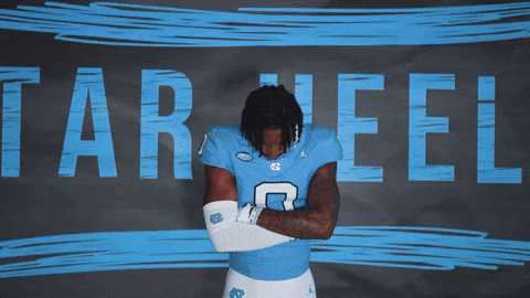 University Of North Carolina Football GIF by UNC Tar Heels