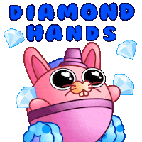 imaginaryones nft rabbit diamond sparkling Sticker