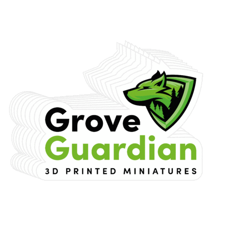 groveguardian 3d guardian grove miniatures Sticker