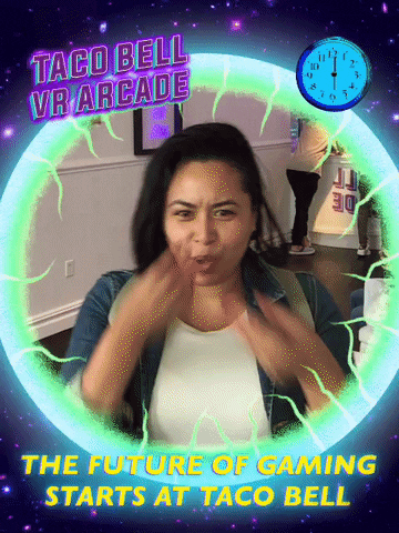 vrarcade GIF by Taco Bell VR Arcade