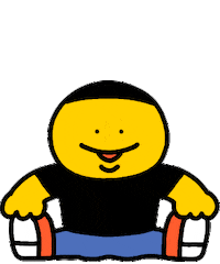 Happy Character Sticker
