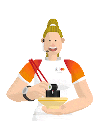 Rugby Eating Sticker by Mastercard