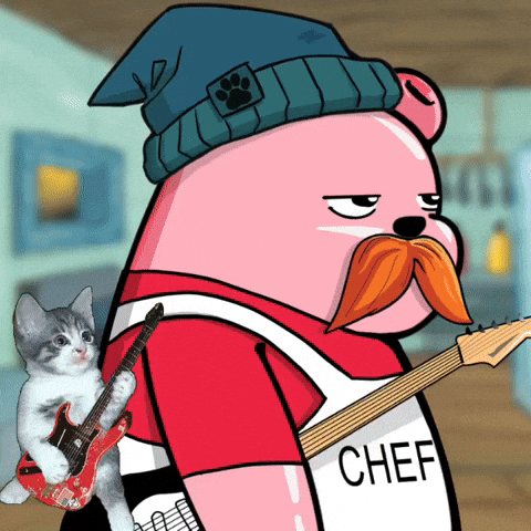 Rock And Roll GIF by SuperRareBears