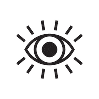twoblindbrothers eye open blind 2bb Sticker