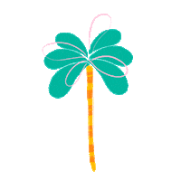 SundownBr beach kids family mar Sticker