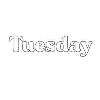 Black And White Day Sticker