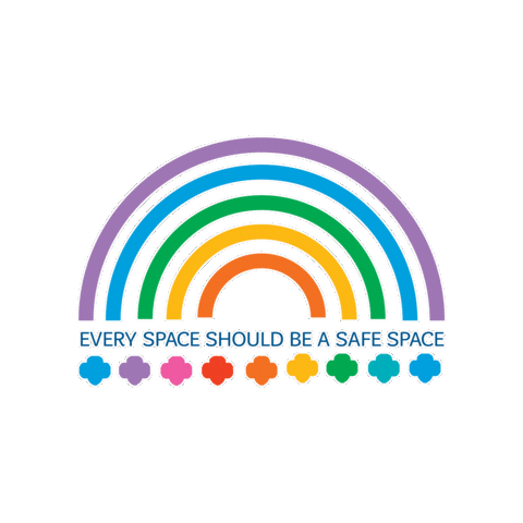 Girl Scout Rainbow Sticker by GSBadgerland