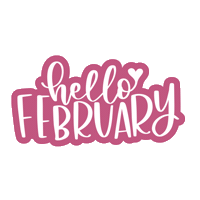 February Hello Sticker by bloom daily planners