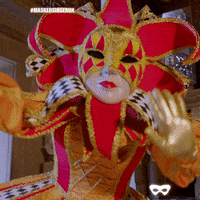Harlequin GIF by The Masked Singer UK