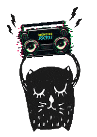 Listen On Air Sticker by Monster RX93.1