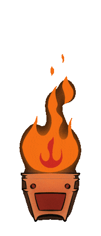 igorinho hot fire cooking flame Sticker