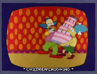 Tripping Season 3 GIF by The Simpsons