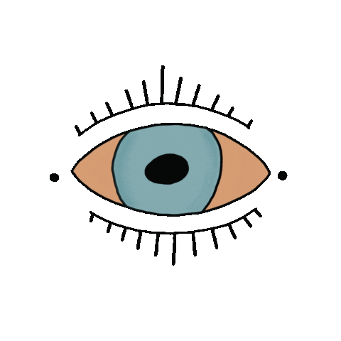 Eye Karma Sticker by Juwel-lettering