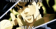Jojos Bizarre Adventure Peak GIF