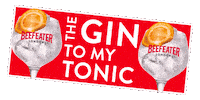 Gin Tonic Cheers Sticker by Beefeater Gin