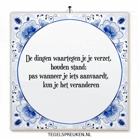 Wijsheid Spreuk GIF by Tegelspreuken.nl
