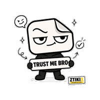 ztikix suspicious skeptical doubtful internet meme Sticker