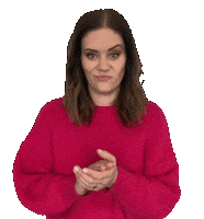 KatieThompsonz clap sarcastic slow clap katie thompson Sticker