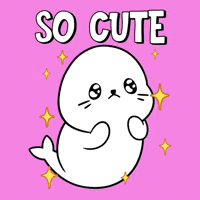 Cutie Wow GIF by Sappy Seals