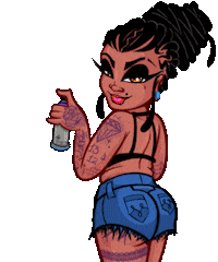 Cartoon Hiphop Sticker by IMAGE ER CREW DAVILA