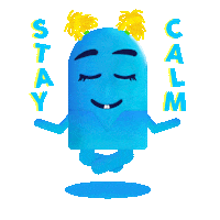 Stay Calm Early Childhood Sticker by Beanstalk Singapore